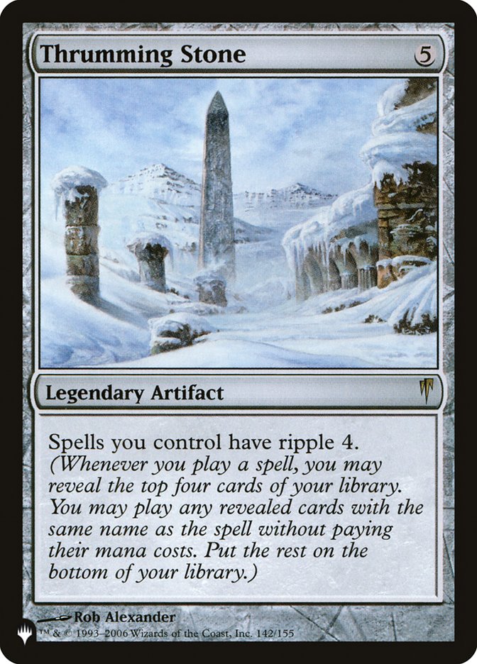 Thrumming Stone [The List] | I Want That Stuff Brandon