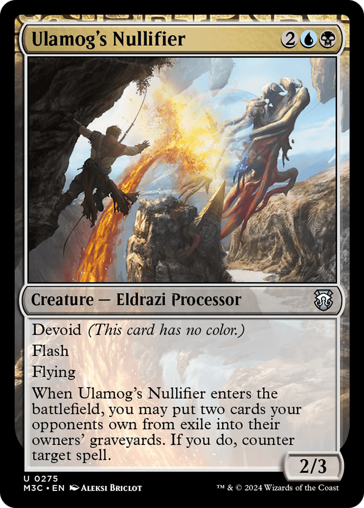 Ulamog's Nullifier (Ripple Foil) [Modern Horizons 3 Commander] | I Want That Stuff Brandon