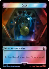 Fish // Clue (0055) Double-Sided Token (Surge Foil) [Doctor Who Tokens] | I Want That Stuff Brandon