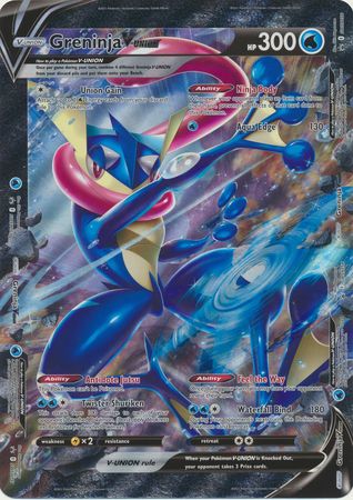 Greninja V-Union (Jumbo Card) [Sword & Shield: Black Star Promos] | I Want That Stuff Brandon