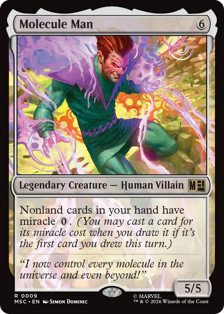 Molecule Man (Surge Foil) [Marvel Super Heroes Commander] | I Want That Stuff Brandon