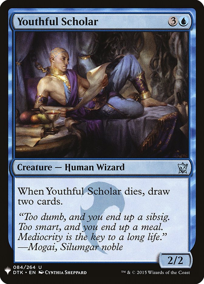 Youthful Scholar [Mystery Booster] | I Want That Stuff Brandon