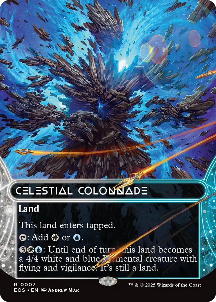 Celestial Colonnade (0007) (Borderless) [Edge of Eternities: Stellar Sights] | I Want That Stuff Brandon