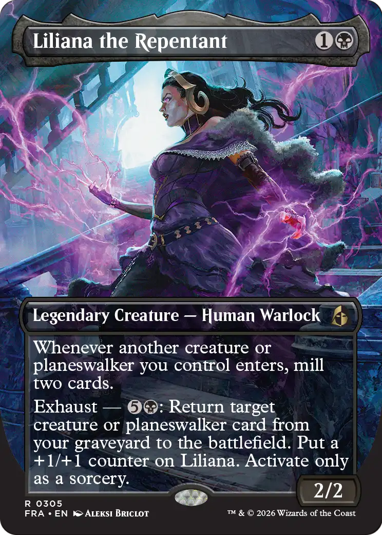 Liliana the Repentant (Borderless) [Reality Fracture] | I Want That Stuff Brandon