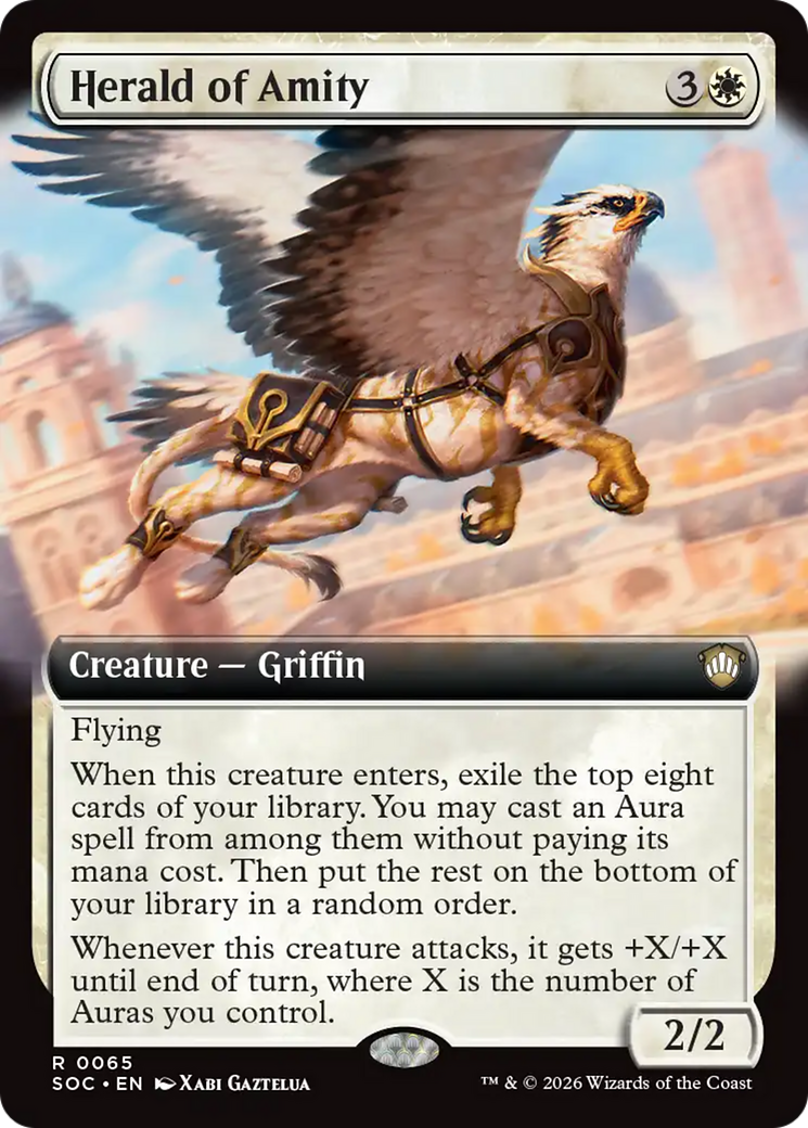 Herald of Amity (Extended Art) [Secrets of Strixhaven Commander] | I Want That Stuff Brandon