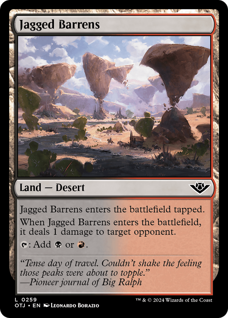 Jagged Barrens [Outlaws of Thunder Junction] | I Want That Stuff Brandon