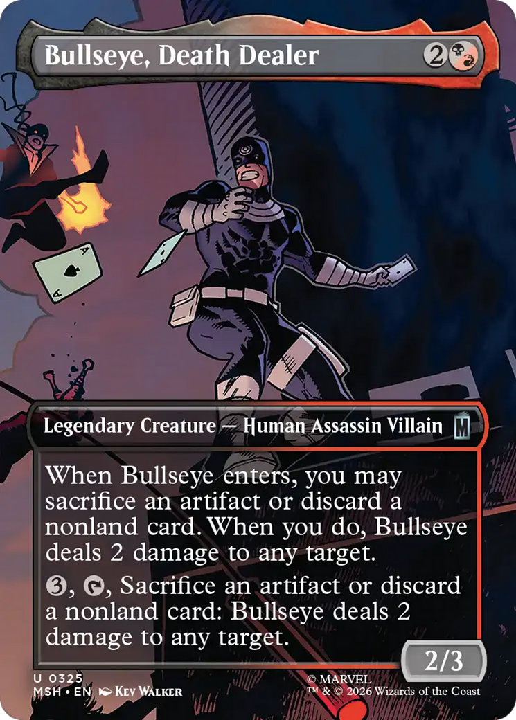 Bullseye, Death Dealer (Borderless) [Marvel Super Heroes] | I Want That Stuff Brandon