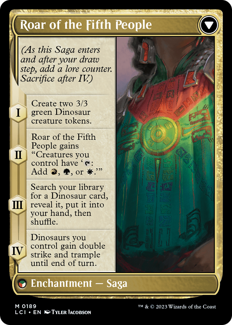 Huatli, Poet of Unity // Roar of the Fifth People [The Lost Caverns of Ixalan Prerelease Cards] | I Want That Stuff Brandon