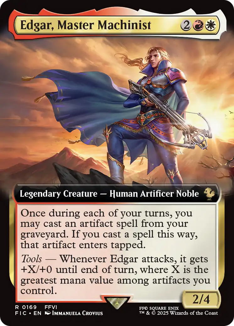 Edgar, Master Machinist (Extended Art) [FINAL FANTASY Commander] | I Want That Stuff Brandon