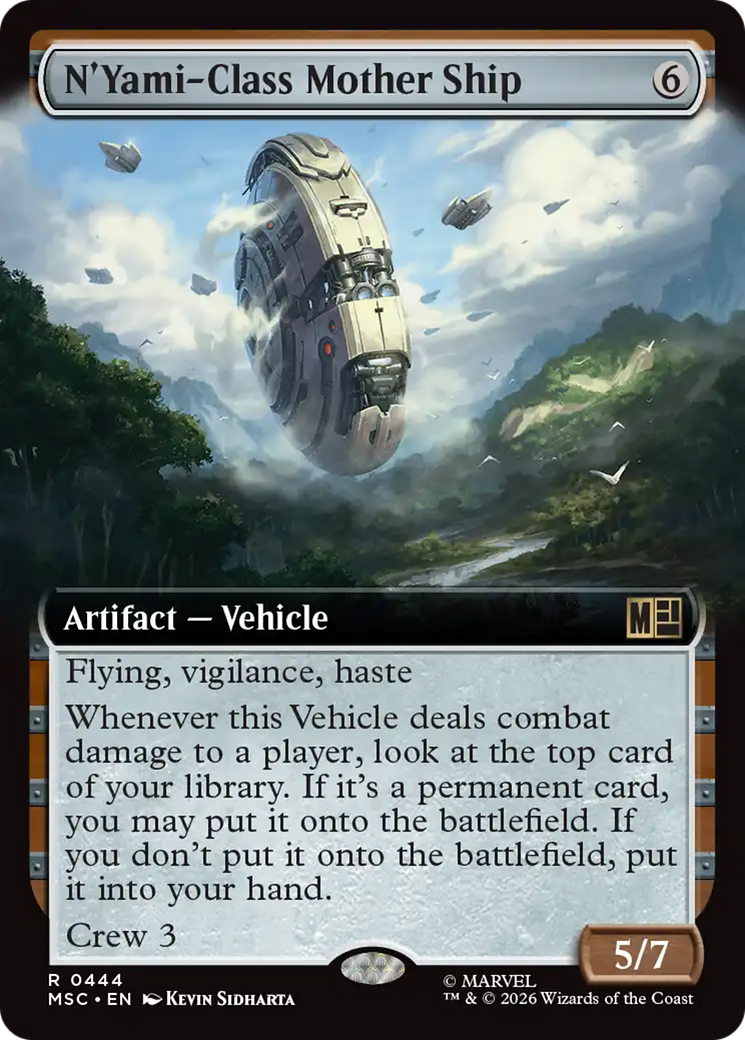 N'Yami-Class Mother Ship (Extended Art) [Marvel Super Heroes Commander] | I Want That Stuff Brandon