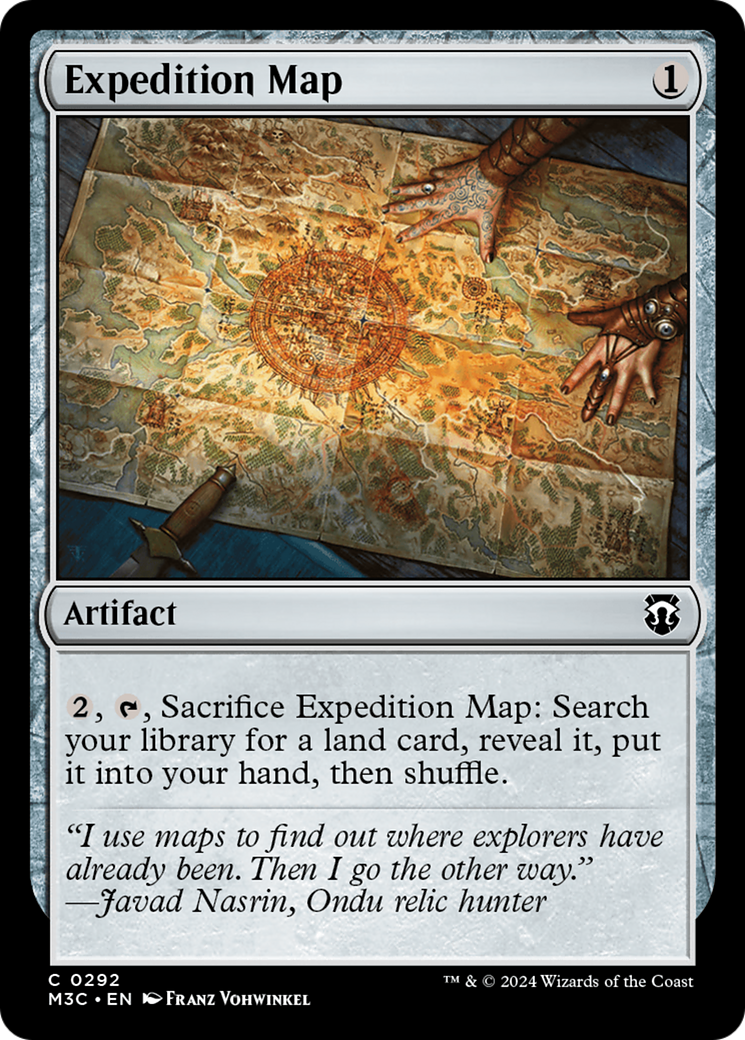 Expedition Map (Ripple Foil) [Modern Horizons 3 Commander] | I Want That Stuff Brandon