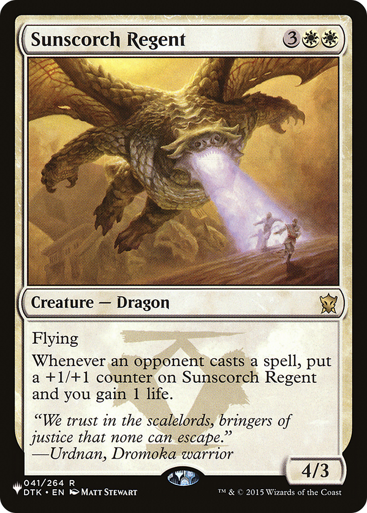 Sunscorch Regent [The List] | I Want That Stuff Brandon