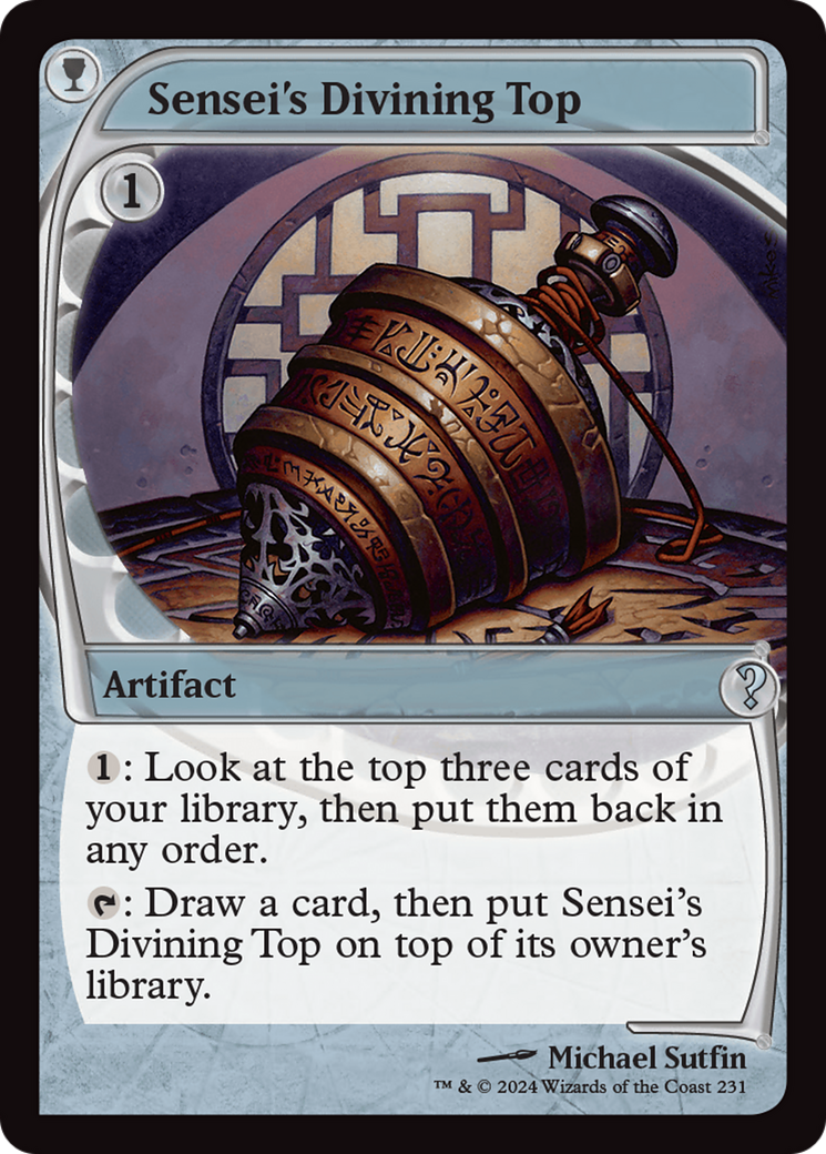 Sensei's Divining Top (Future Sight) [Mystery Booster 2] | I Want That Stuff Brandon