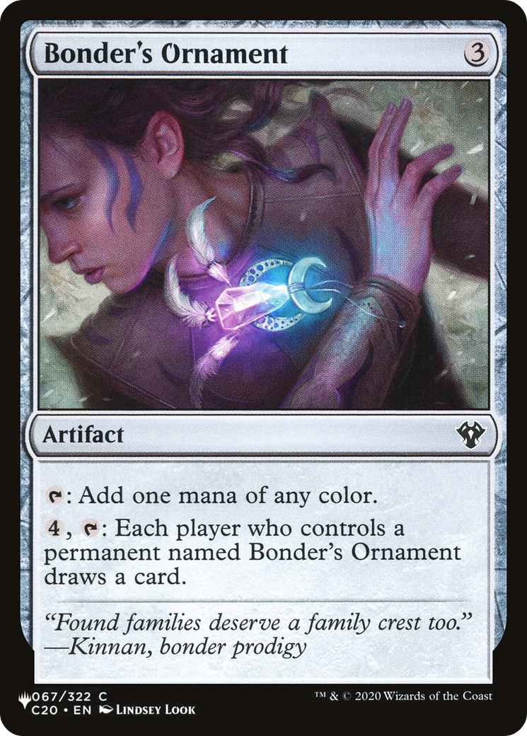 Bonder's Ornament [The List Reprints] | I Want That Stuff Brandon