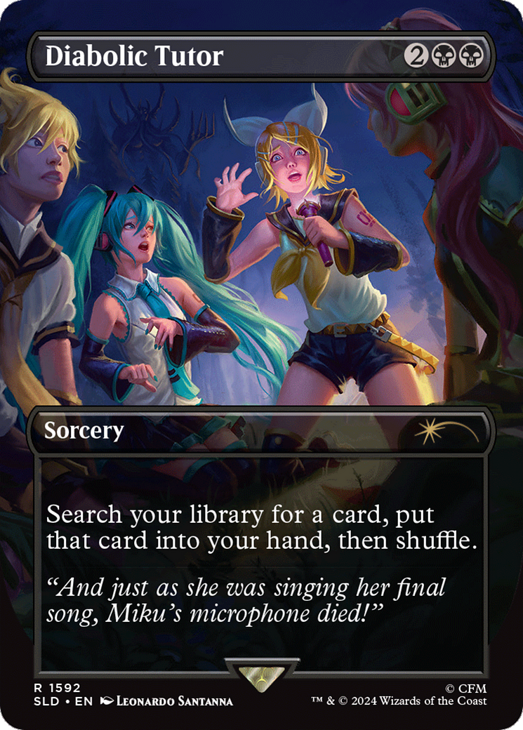 Diabolic Tutor (1592) [Secret Lair Drop Series] | I Want That Stuff Brandon