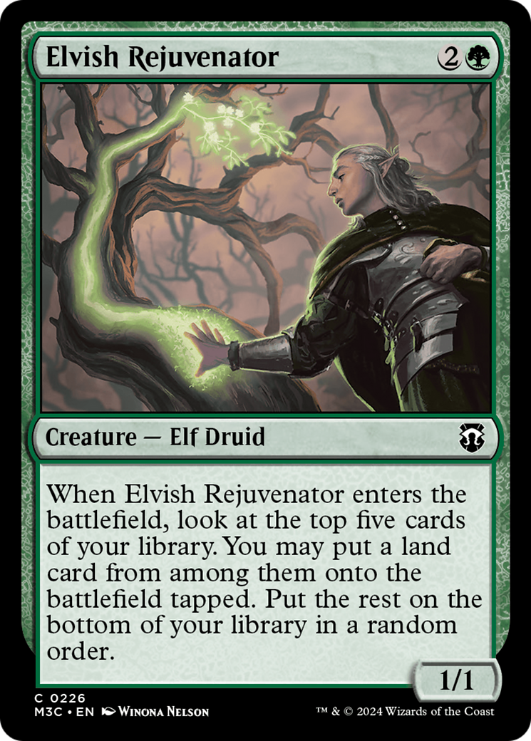 Elvish Rejuvenator (Ripple Foil) [Modern Horizons 3 Commander] | I Want That Stuff Brandon