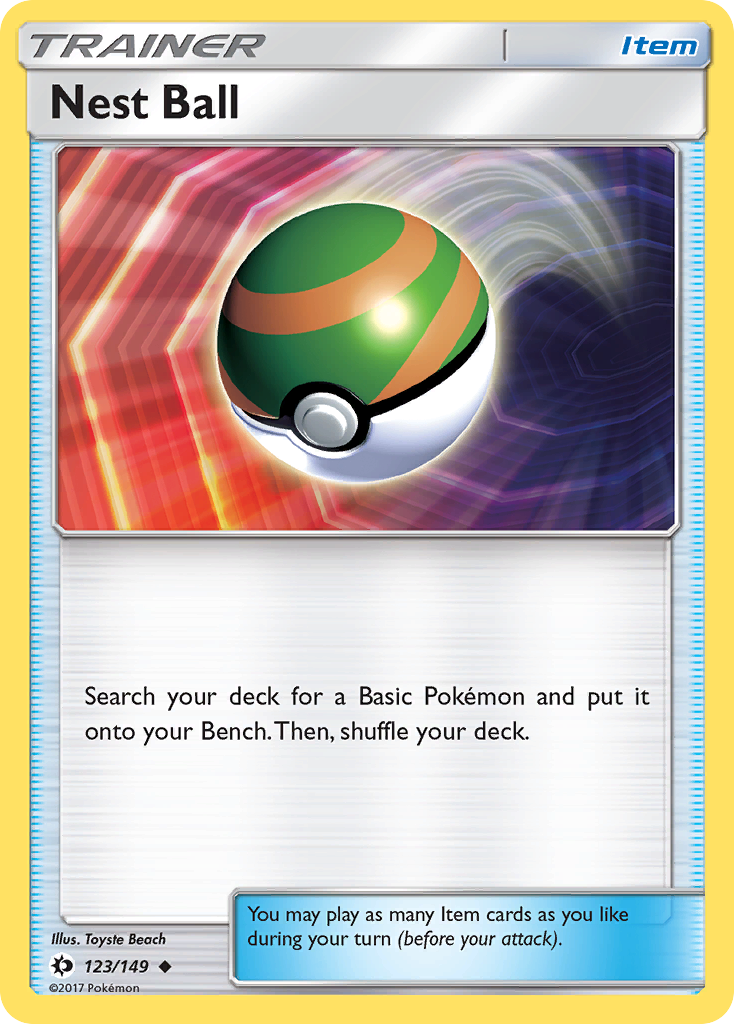 Nest Ball (123/149) [Sun & Moon: Base Set] | I Want That Stuff Brandon