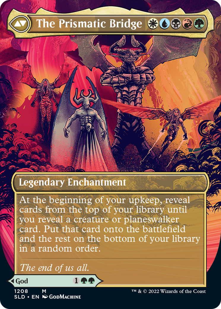 Esika, God of the Tree // The Prismatic Bridge (Display Commander) (Borderless) [Secret Lair: From Cute to Brute] | I Want That Stuff Brandon