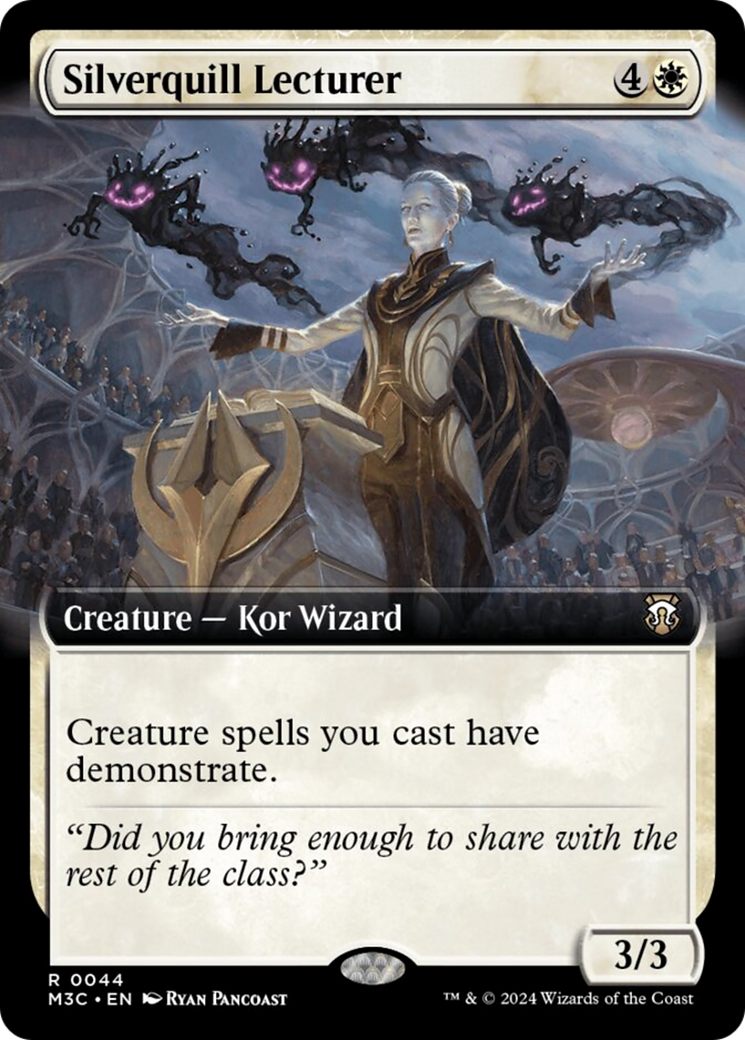 Silverquill Lecturer (Extended Art) [Modern Horizons 3 Commander] | I Want That Stuff Brandon