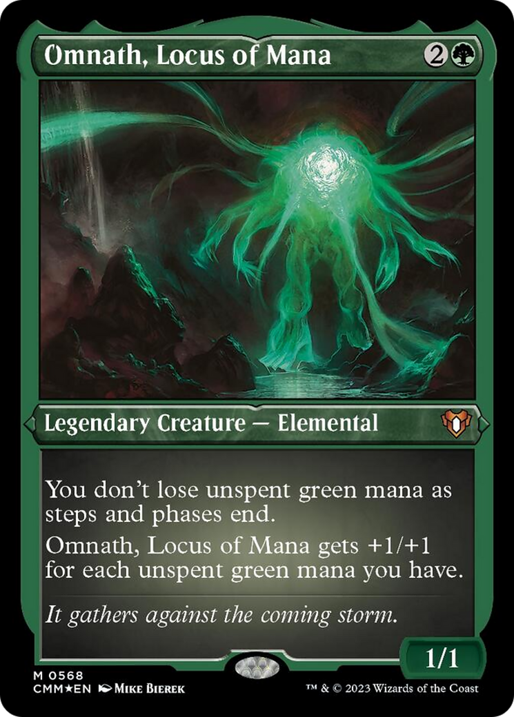 Omnath, Locus of Mana (Foil Etched) [Commander Masters] | I Want That Stuff Brandon