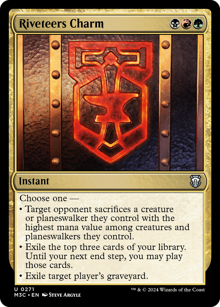 Riveteers Charm (Ripple Foil) [Modern Horizons 3 Commander] | I Want That Stuff Brandon