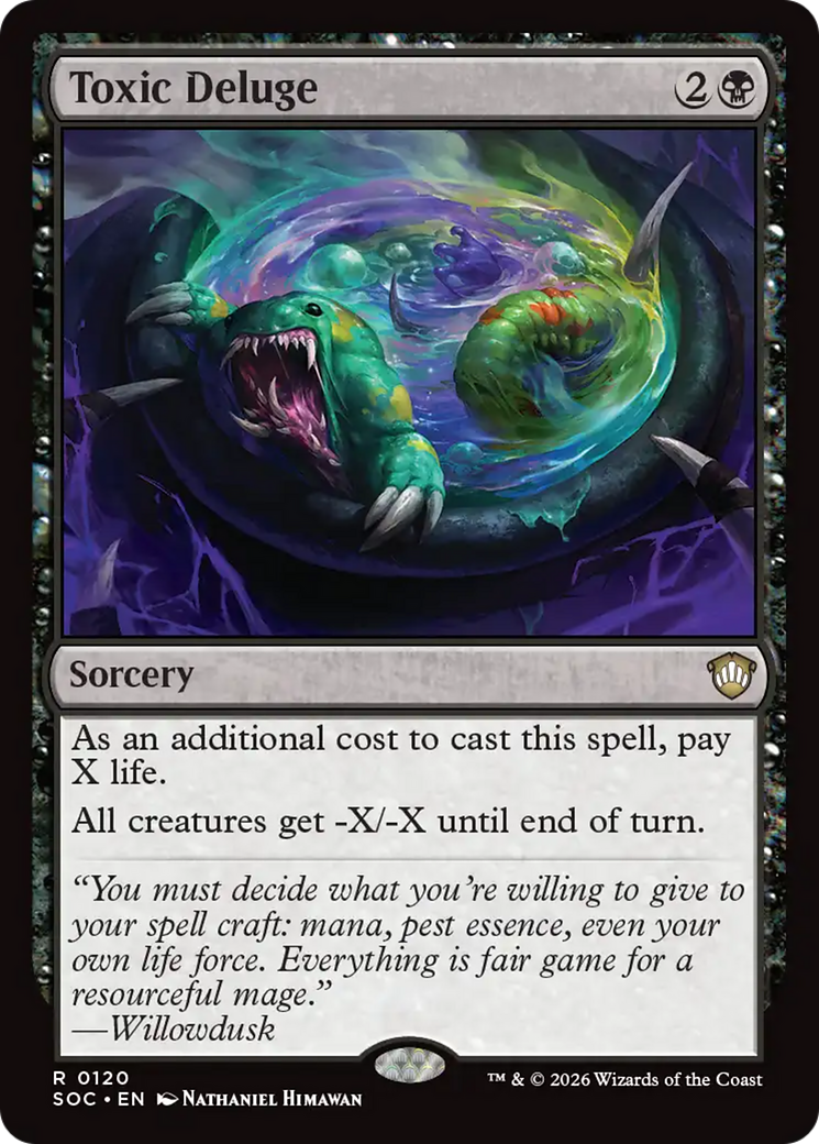 Toxic Deluge [Secrets of Strixhaven Commander] | I Want That Stuff Brandon