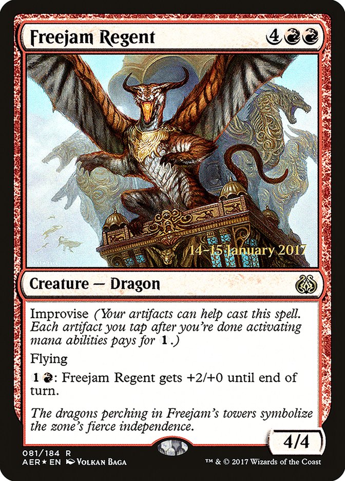 Freejam Regent [Aether Revolt Prerelease Promos] | I Want That Stuff Brandon