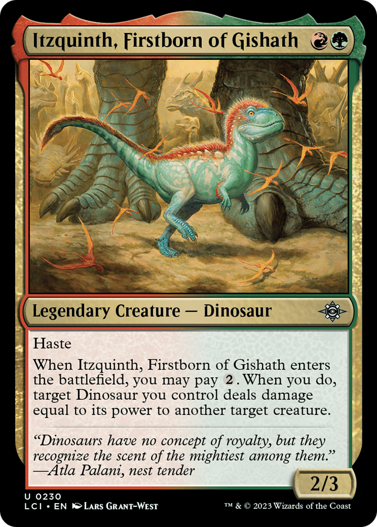 Itzquinth, Firstborn of Gishath [The Lost Caverns of Ixalan] | I Want That Stuff Brandon