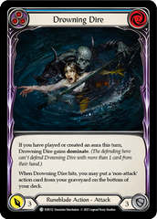 Drowning Dire (Blue) [EVR112] (Everfest)  1st Edition Rainbow Foil | I Want That Stuff Brandon