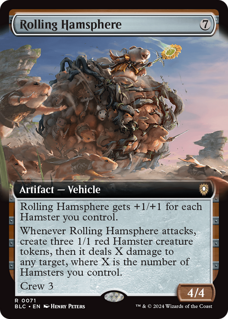 Rolling Hamsphere (Extended Art) [Bloomburrow Commander] | I Want That Stuff Brandon
