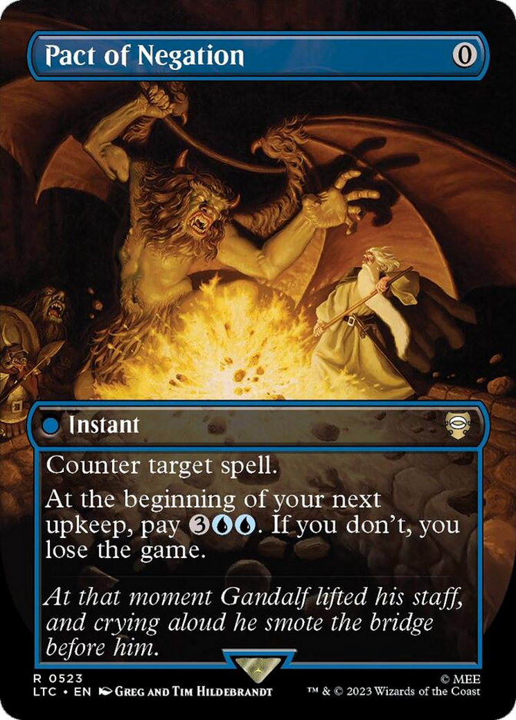 Pact of Negation (Borderless) [The Lord of the Rings: Tales of Middle-Earth Commander] | I Want That Stuff Brandon