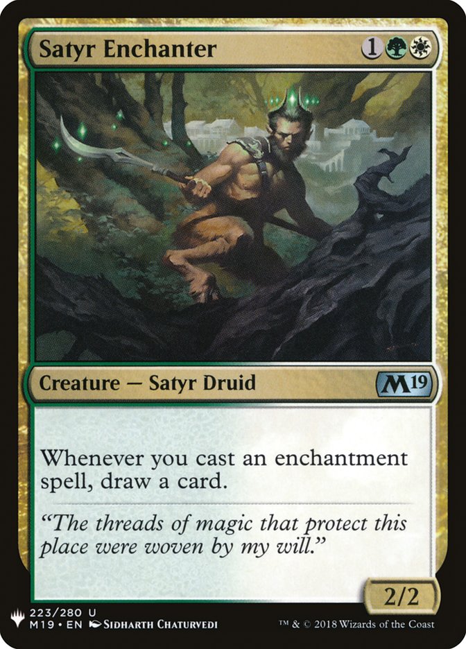 Satyr Enchanter [Mystery Booster] | I Want That Stuff Brandon