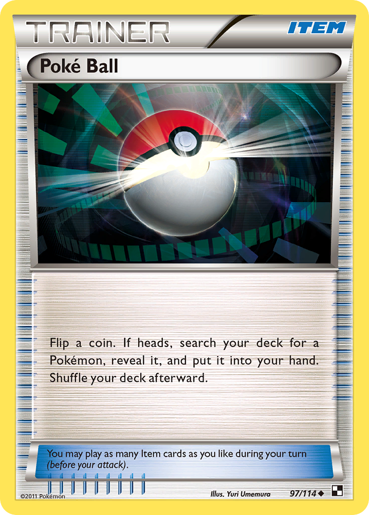 Poke Ball (97/114) [Black & White: Base Set] | I Want That Stuff Brandon