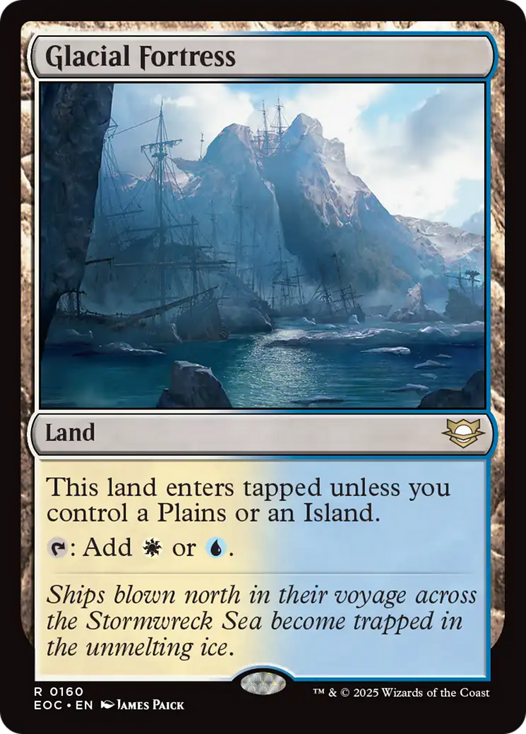 Glacial Fortress [Edge of Eternities Commander] | I Want That Stuff Brandon
