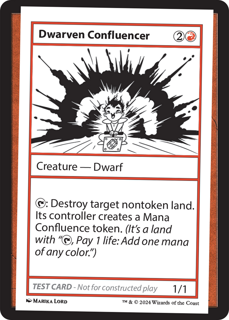 Dwarven Confluencer [Mystery Booster 2 Playtest Cards] | I Want That Stuff Brandon