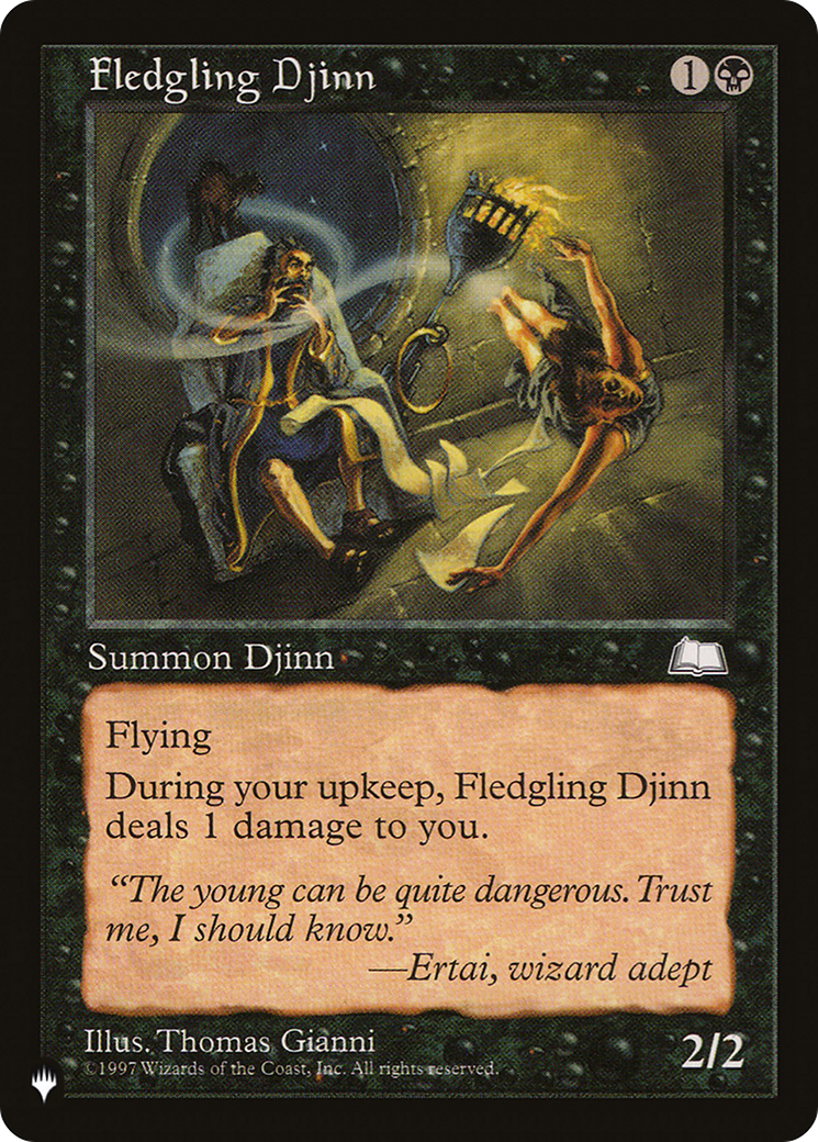 Fledgling Djinn [The List Reprints] | I Want That Stuff Brandon