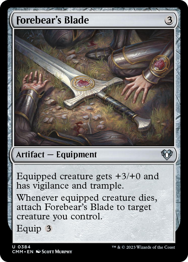 Forebear's Blade [Commander Masters] | I Want That Stuff Brandon