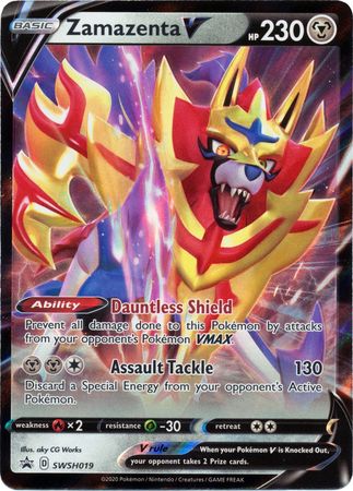 Zamazenta V (SWSH019) [Sword & Shield: Black Star Promos] | I Want That Stuff Brandon