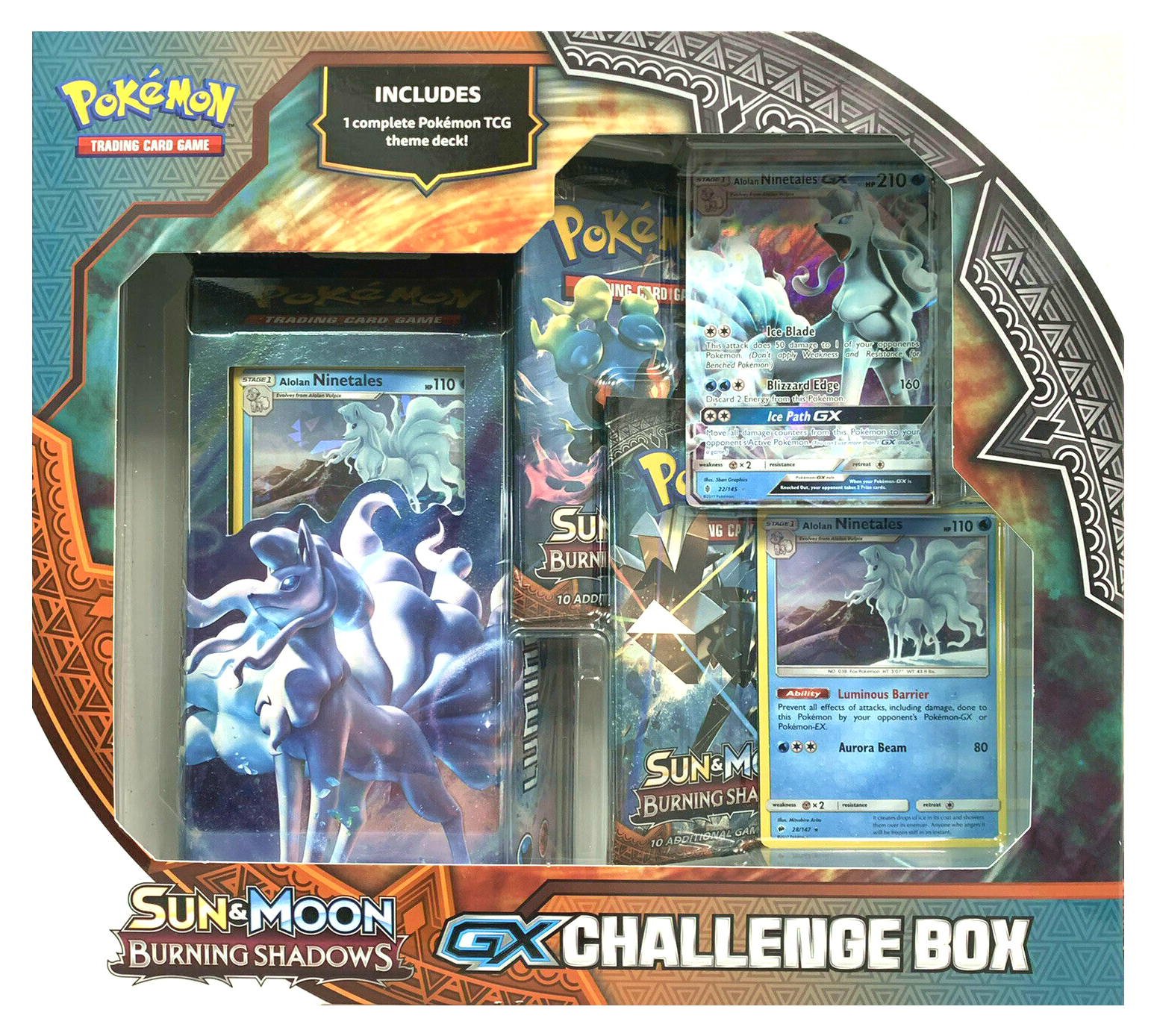 Sun & Moon: Burning Shadows - Challenge Box (Alolan Ninetales GX) | I Want That Stuff Brandon