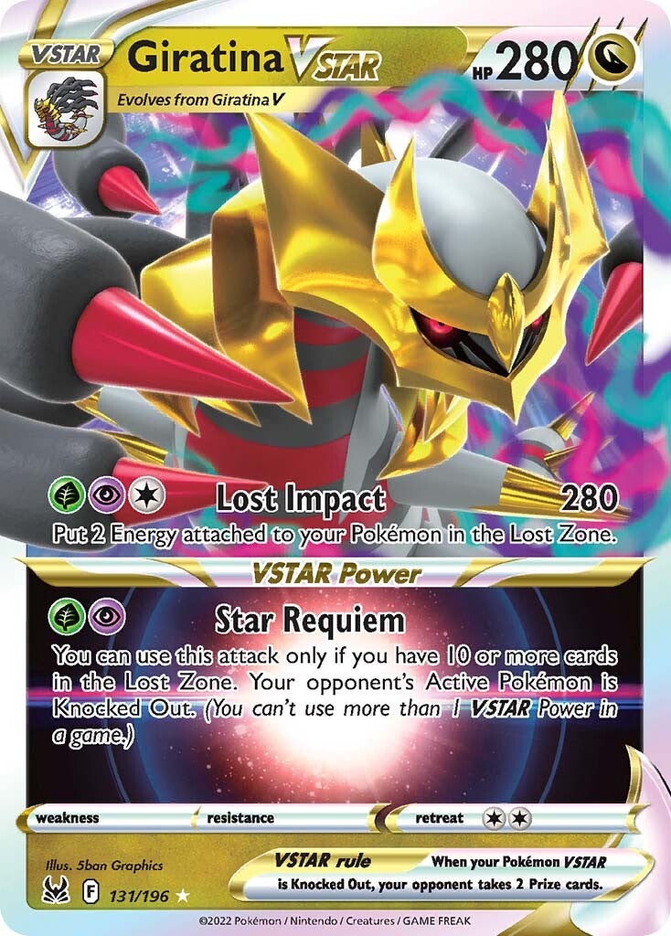 Giratina VSTAR (131/196) (Jumbo Card) [Sword & Shield: Lost Origin] | I Want That Stuff Brandon