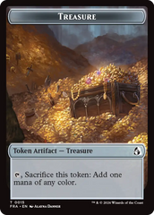 Dragon // Treasure Double-Sided Token [Reality Fracture Tokens] | I Want That Stuff Brandon