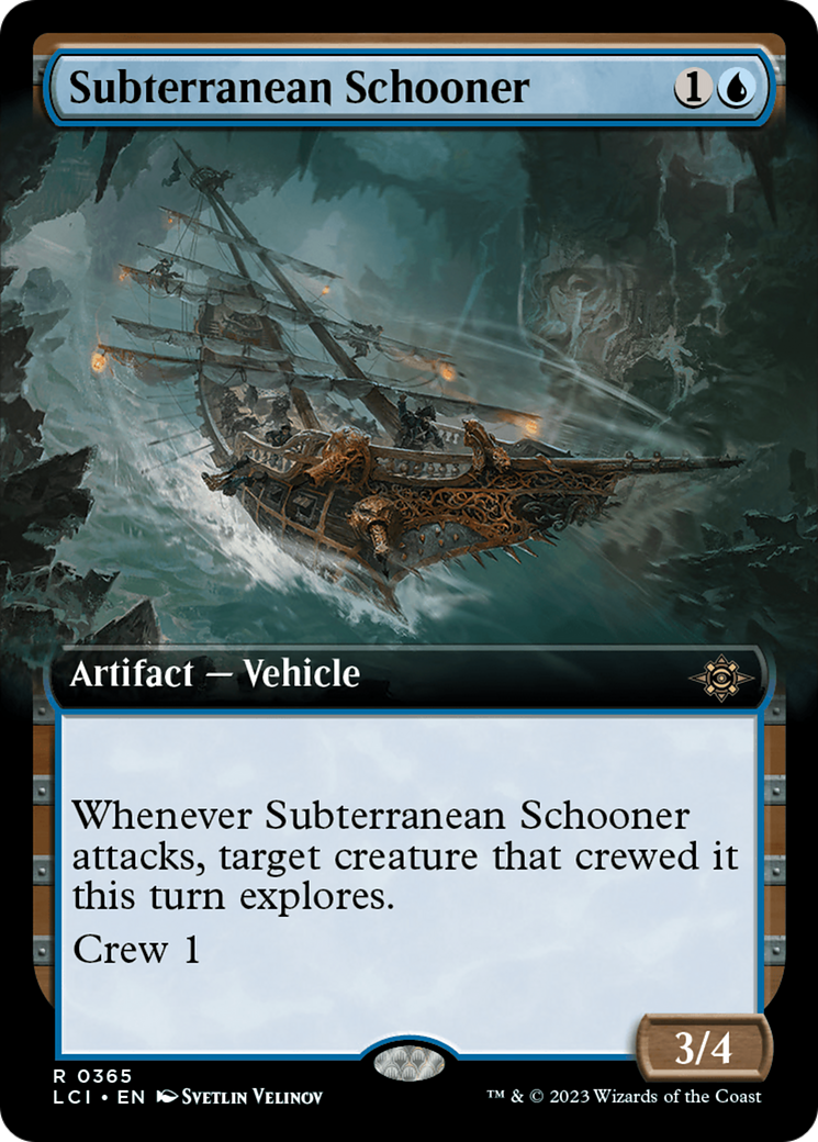 Subterranean Schooner (Extended Art) [The Lost Caverns of Ixalan] | I Want That Stuff Brandon