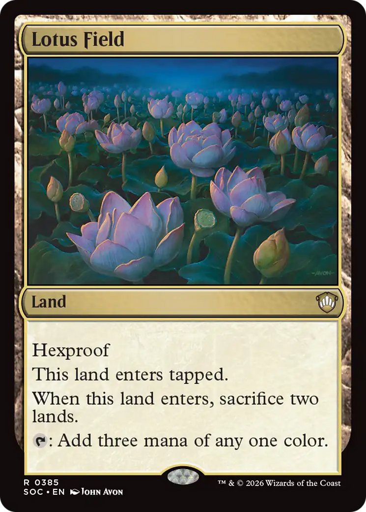Lotus Field [Secrets of Strixhaven Commander] | I Want That Stuff Brandon