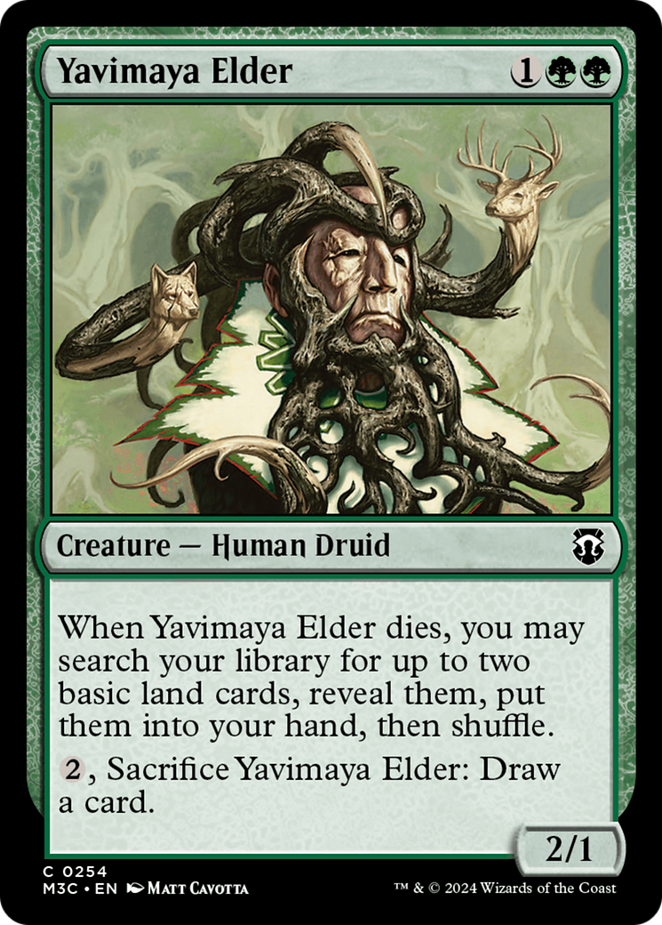 Yavimaya Elder (Ripple Foil) [Modern Horizons 3 Commander] | I Want That Stuff Brandon