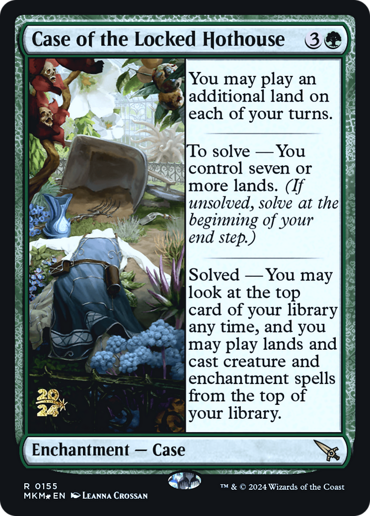 Case of the Locked Hothouse [Murders at Karlov Manor Prerelease Promos] | I Want That Stuff Brandon