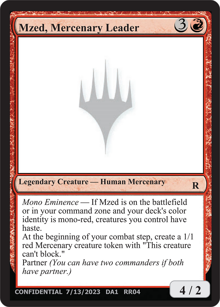 Mzed, Mercenary Leader [Unknown Event] | I Want That Stuff Brandon