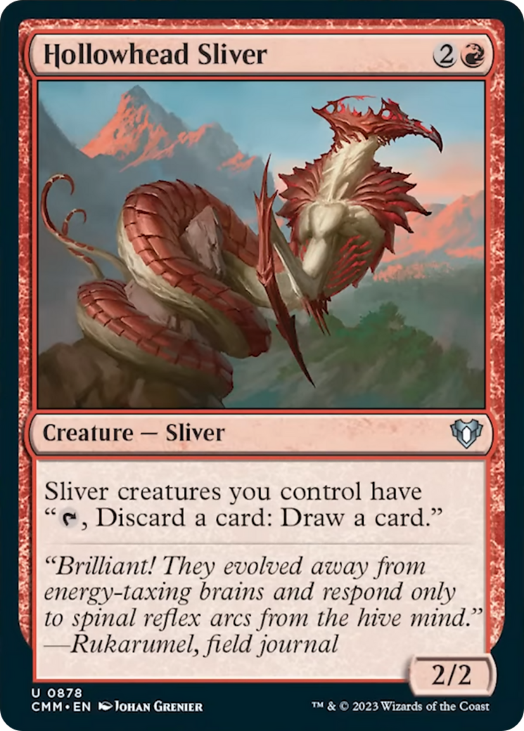 Hollowhead Sliver [Commander Masters] | I Want That Stuff Brandon