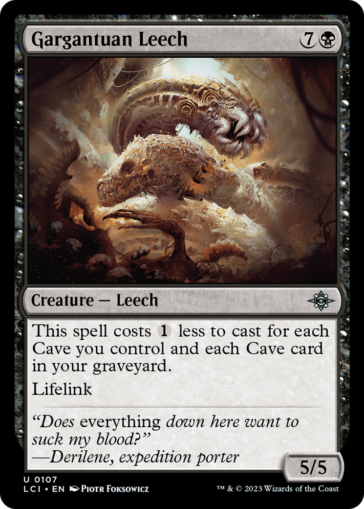 Gargantuan Leech [The Lost Caverns of Ixalan] | I Want That Stuff Brandon