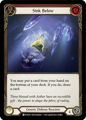 Sink Below (Red) [U-WTR215] (Welcome to Rathe Unlimited)  Unlimited Rainbow Foil | I Want That Stuff Brandon