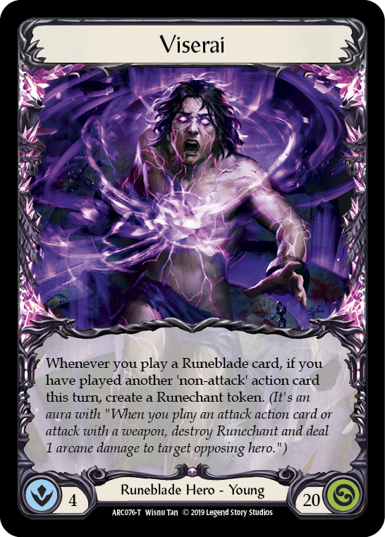 Viserai // Viserai, Rune Blood [ARC076-T // ARC075-T] (Arcane Rising)  1st Edition Normal | I Want That Stuff Brandon